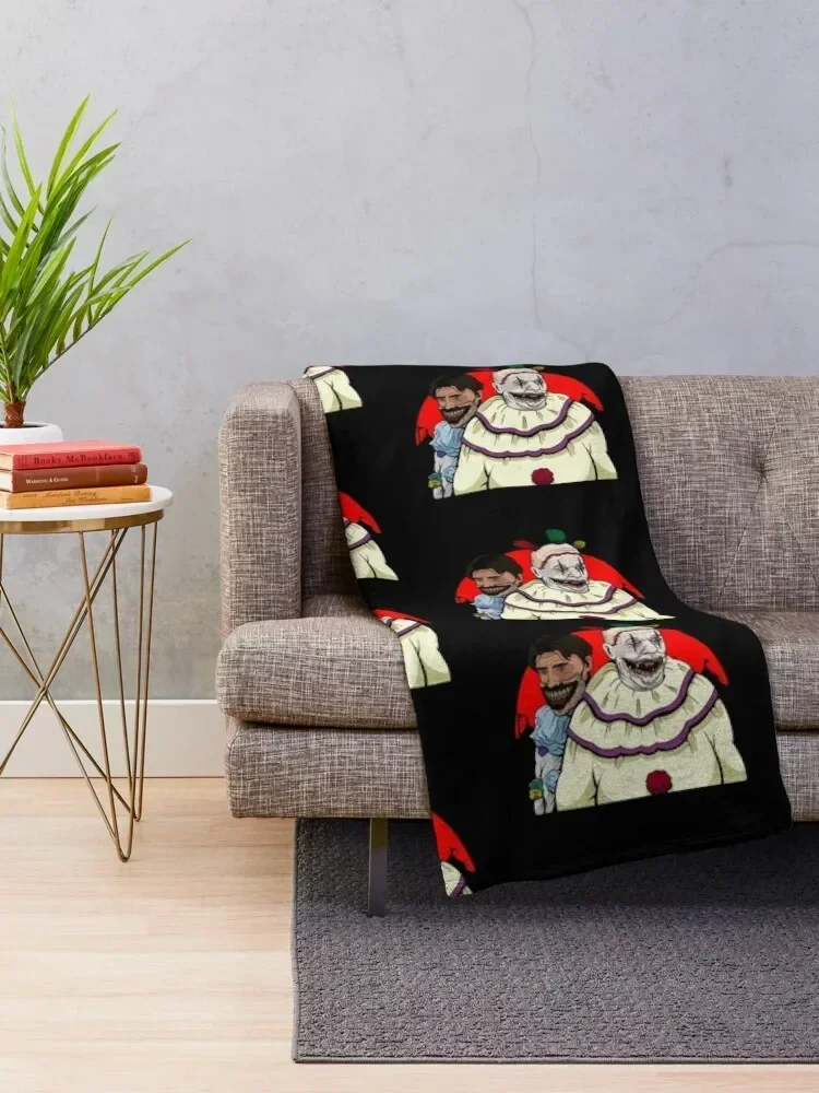 Freak Show Dandy & Twisty the Clown AHS Season 4 Throw Blanket For Sofa Thin decorative Softest Blankets