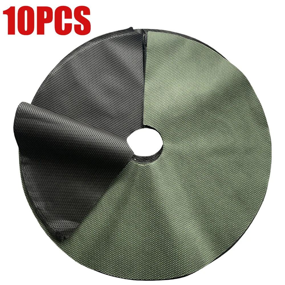 Tree Mulch Ring Weeding Barrier Protector Mat Plant Cover Anti Grass, Gardening Fabric Weed Control Warm Moisture Cushion