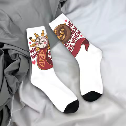 Clair Obscur Expedition 33 Stockings Graphic Funny Socks Spring Anti Skid Socks Couple Climbing Soft Breathable Socks