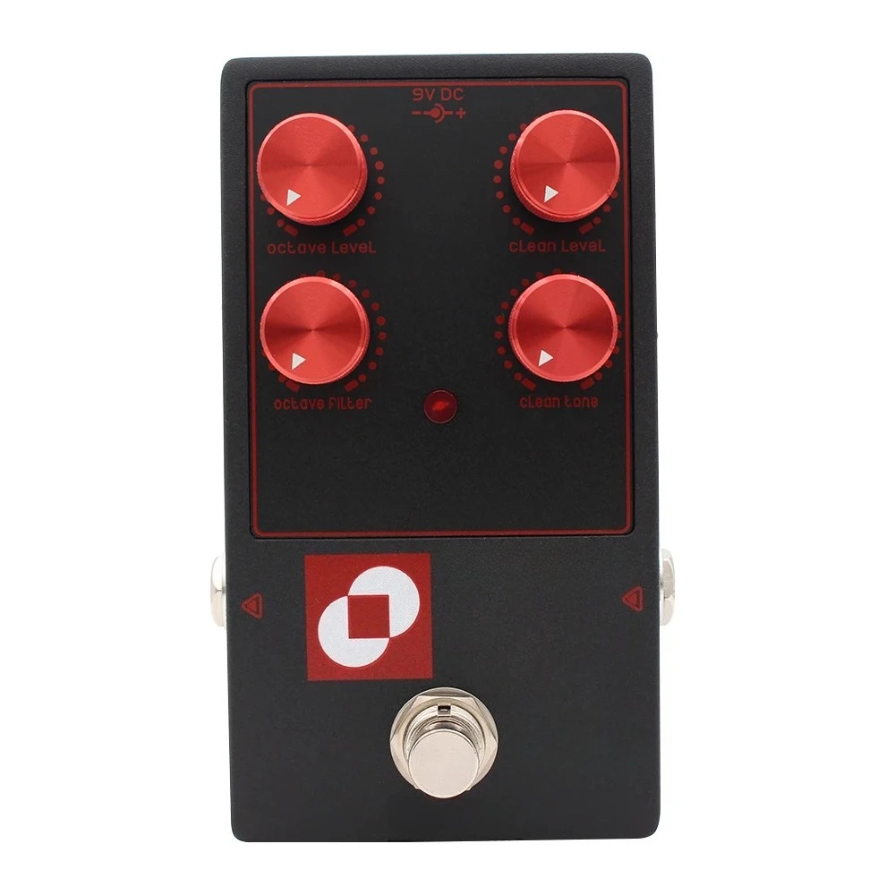 Red Electric Bass  Pedal Analog Effect with  FILTER Control for Musicians And Singers
