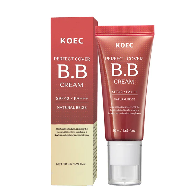 Crema BB de cobertura perfecta, crema BB hidratante duradera, cobertura Natural, control de aceite, base ligera iluminadora para toda la piel