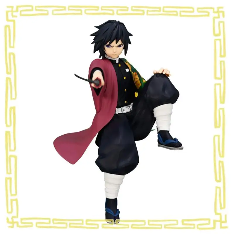 

Оригинальная фигурка FuRyu Demon Slayer: Kimetsu No Yaiba Томиока Гию, около 14 см, аниме-модель, коллекционная настольная статуэтка, игрушка, подарок