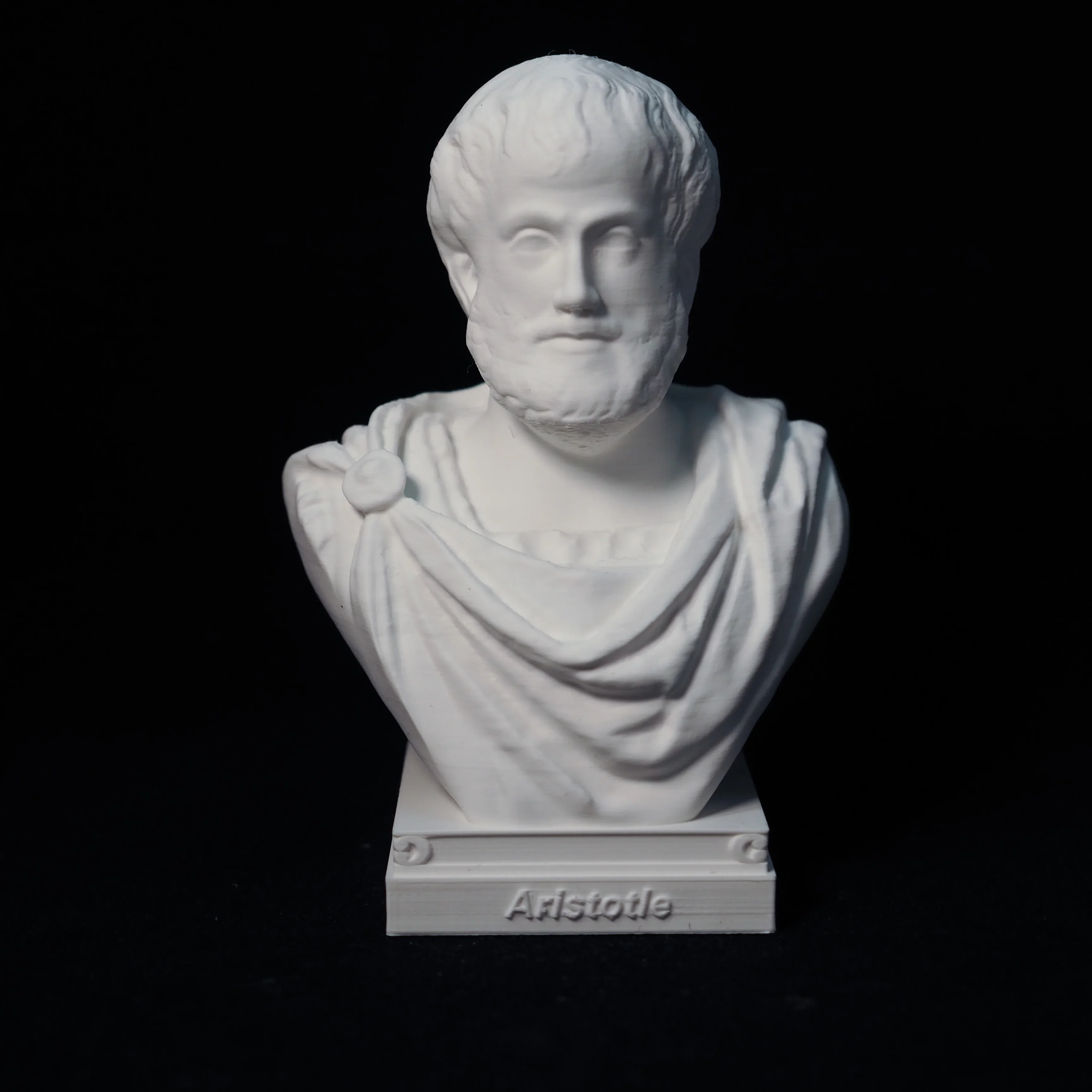 Aristotle Ornaments Statue Hand Model Decoration Bust Crafts Great Man Portrait Desk Desk, 3D Printing PLA Plastic