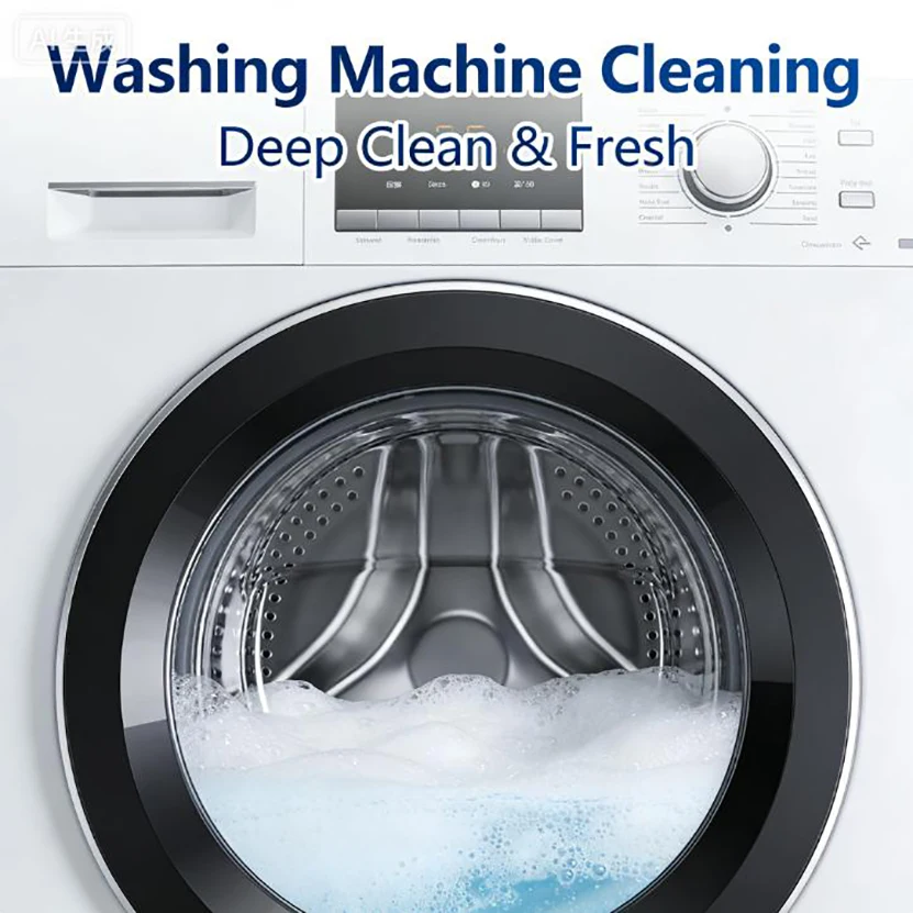 

Washing machine cleaning solution is used for deodorization and descaling