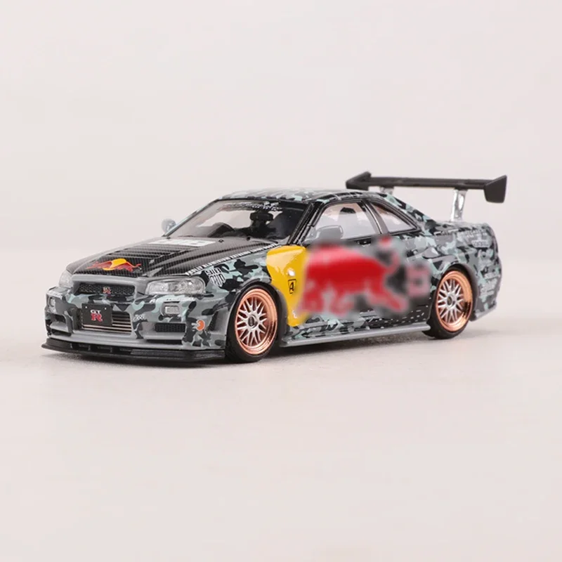 Fast Speed FS 1:64 Skyline  GTR R34  Diecast Alloy Model Car Collector