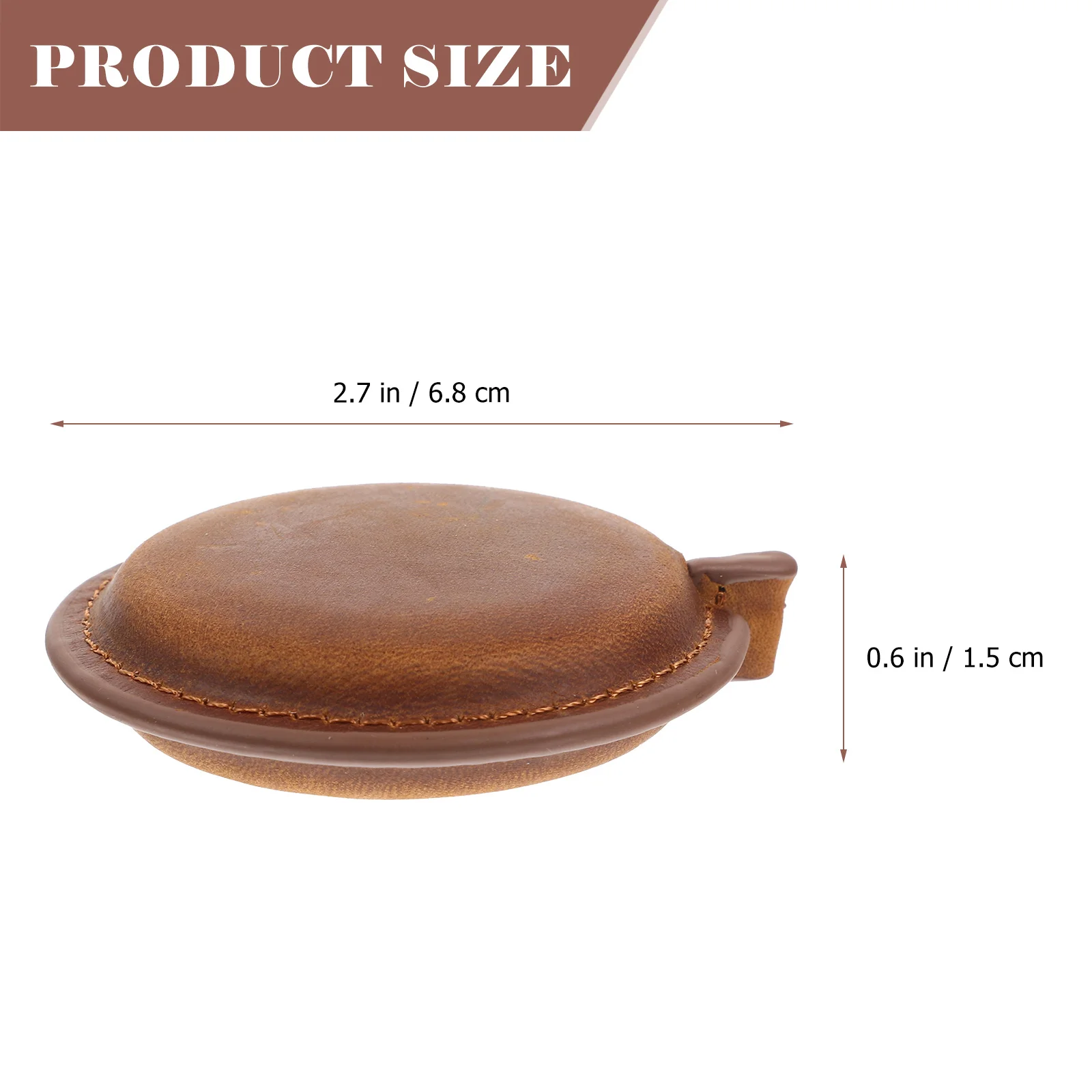 

Mini Tape Measure Keychain Genuine Cowhide Retractable Lightweight Measuring Tool For Sewing Tailoring Body Waist Fabric Home