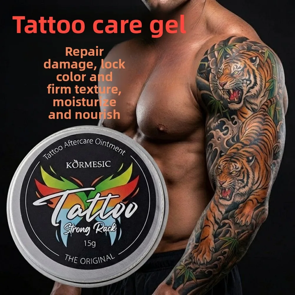 Tattoo Repair Gel & Care Cream 15g Iron Box | Soothing Moisturizing Aftercare For Permanent Makeup & Body Art