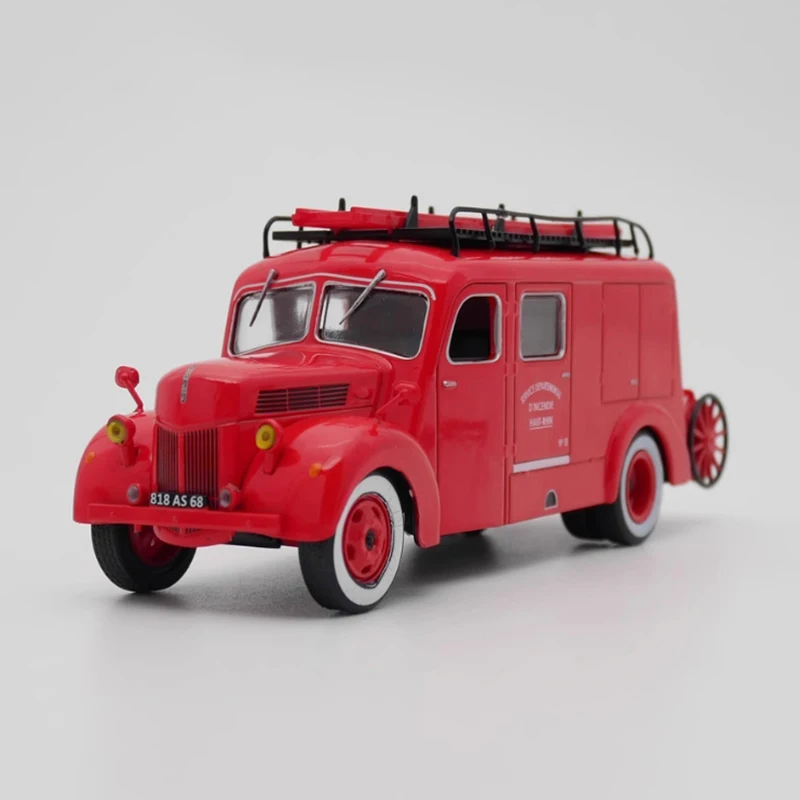 Diecast escala 1:43 ixo ford fin tubincendie motor de incêndio liga simulação modelo coleção decoração presente exibição estática