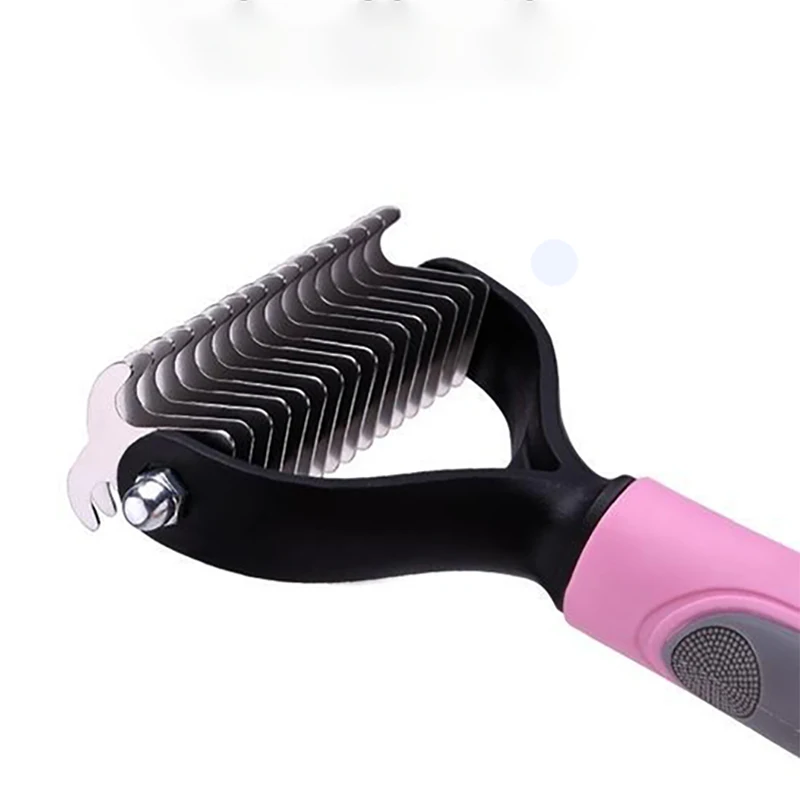 Professional Pet Deshedding Brush Dog Hair Remover Pet Hair Knot Cutter Puppy Cat Comb Brushes Dogs Grooming Shedding Supplies