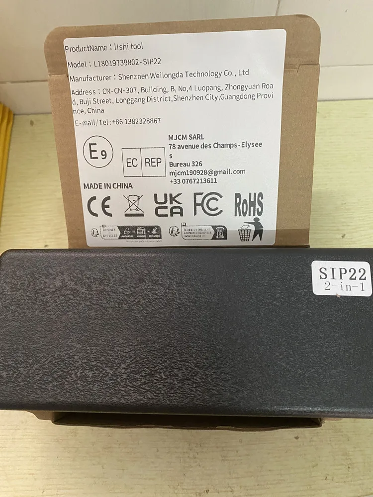 LISHI tool FOR FORD2017 BW9MH TOY2014 VAC102 TOY2018 FO38 DWO4R for KIA2018/SRT2018 GT15 ISU5