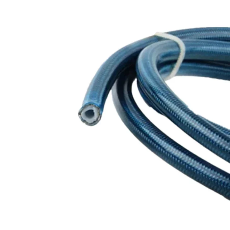 Tuyau de conduite de frein en nylon tressé en acier inoxydable AN3 pour moto, tuyau hydraulique des Émirats arabes unis, conduite de frein en PTFE,