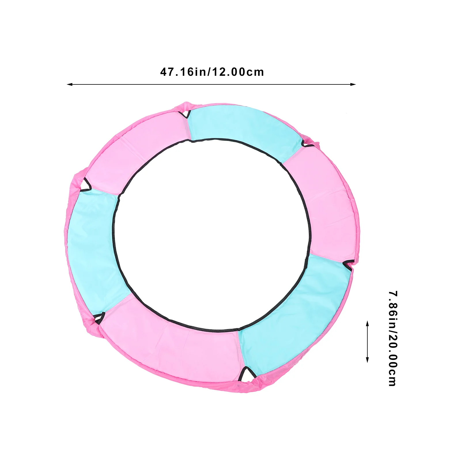 Trampoline Cover 120cm Thickened Oxford Cloth Spring Pad Protector for Kids Play Toy Outdoor Indoor Trampoline Accessories