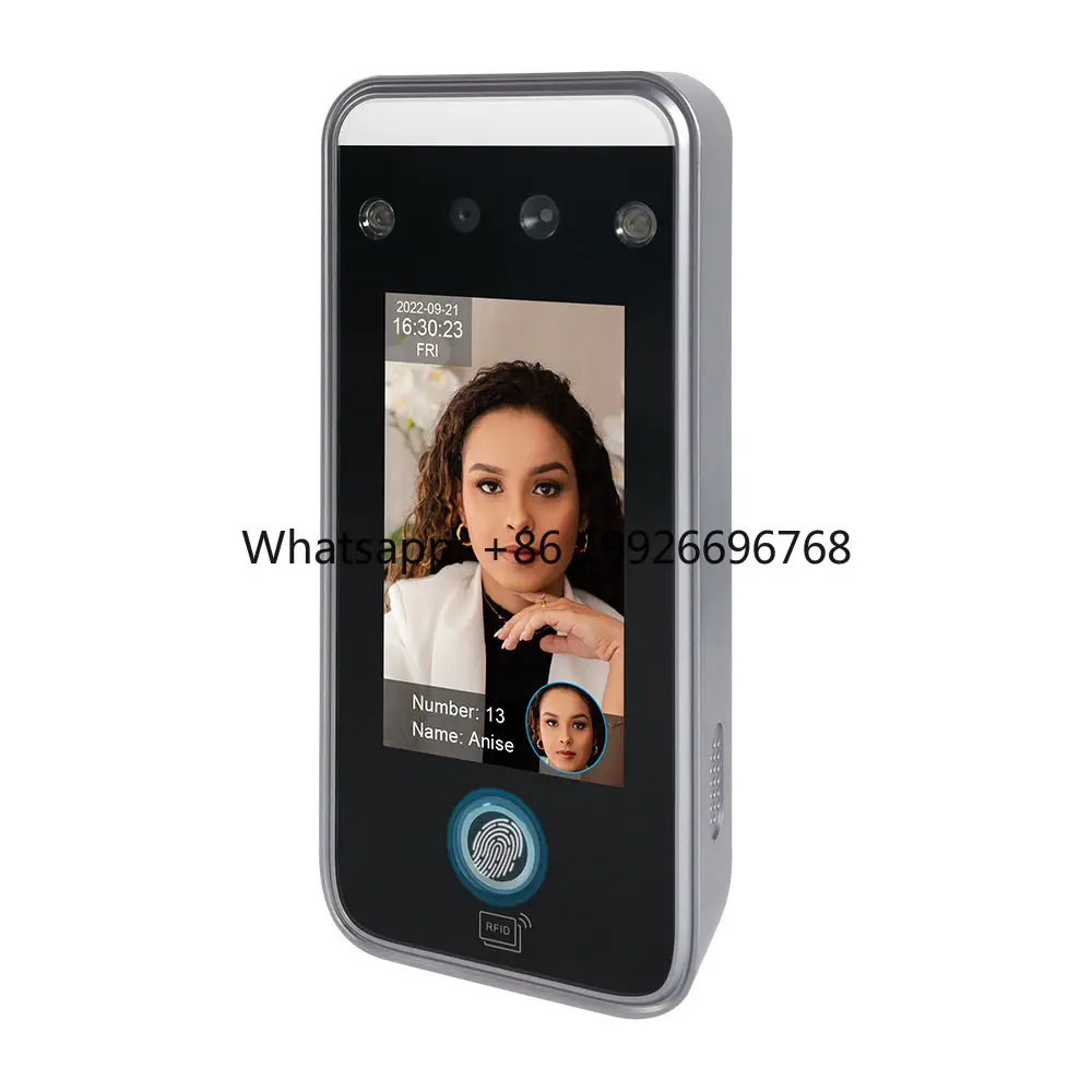 Free API Access Control System Night Vision WiFi TCP/IP Ethernet AI Face Recognition Fingerprint Time Attendance Logo