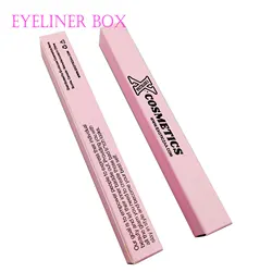 Wholesale Eyeliner Boxes Adhesive Package lash Packaging Paper Box Bulk Mink Eyeliner Cases Custom Logo Makeup