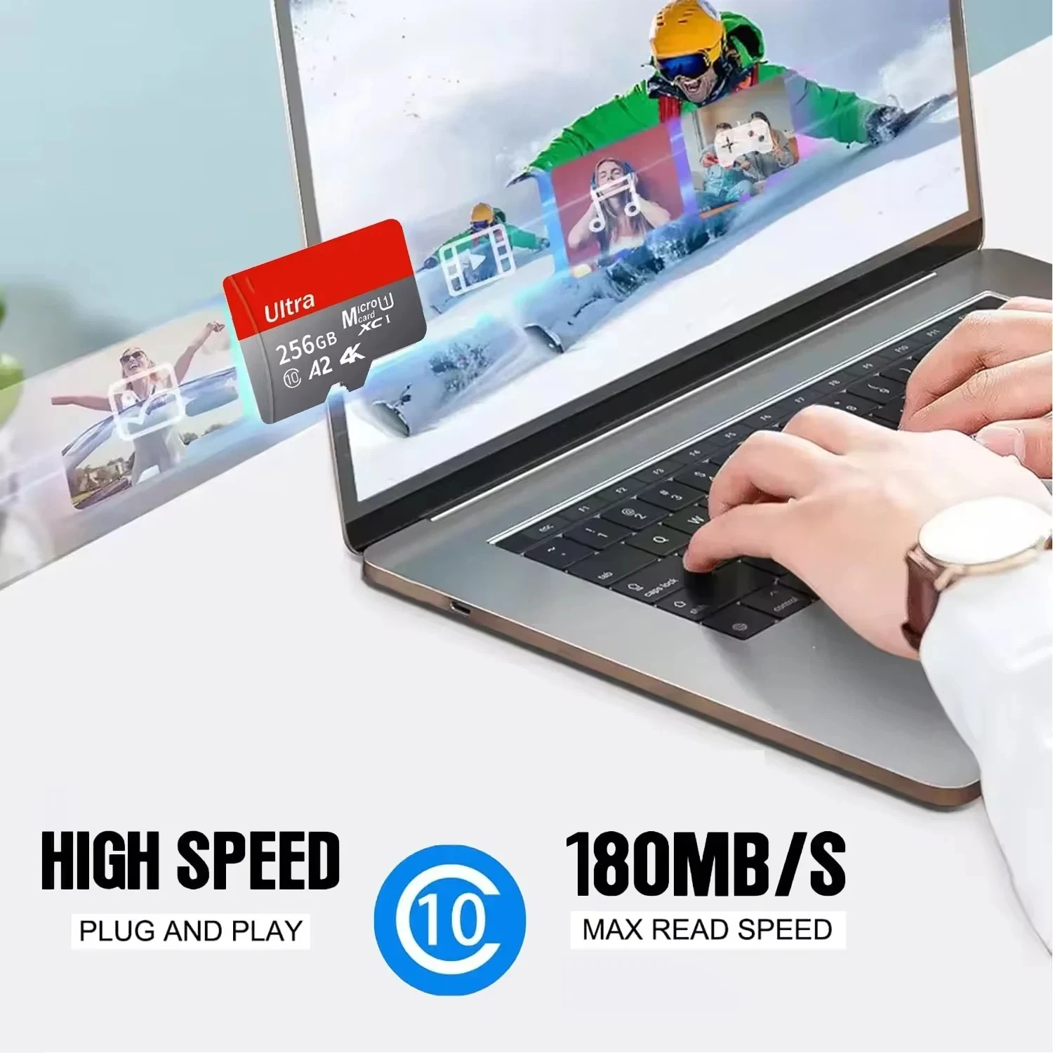 Speicherkarte Micro-SD-Karte 1TB 128GB 64GB Speicherkarte A2 A1 V30 U3 Flash-Karten Microsd Kompatibel mit DJI Pocket 3 Produkt – Detail 5