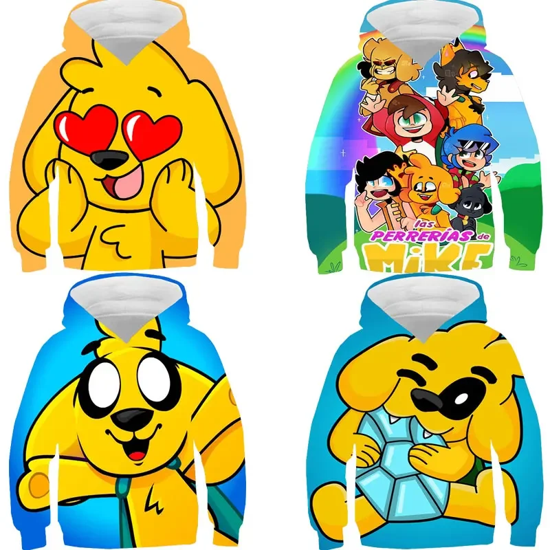 

Mikecrack Hoodie Boys Girls Streetwear Kids Cartoon Sweatshirt Los Compadretes Pullovers Sudadera Tops Children Clothes