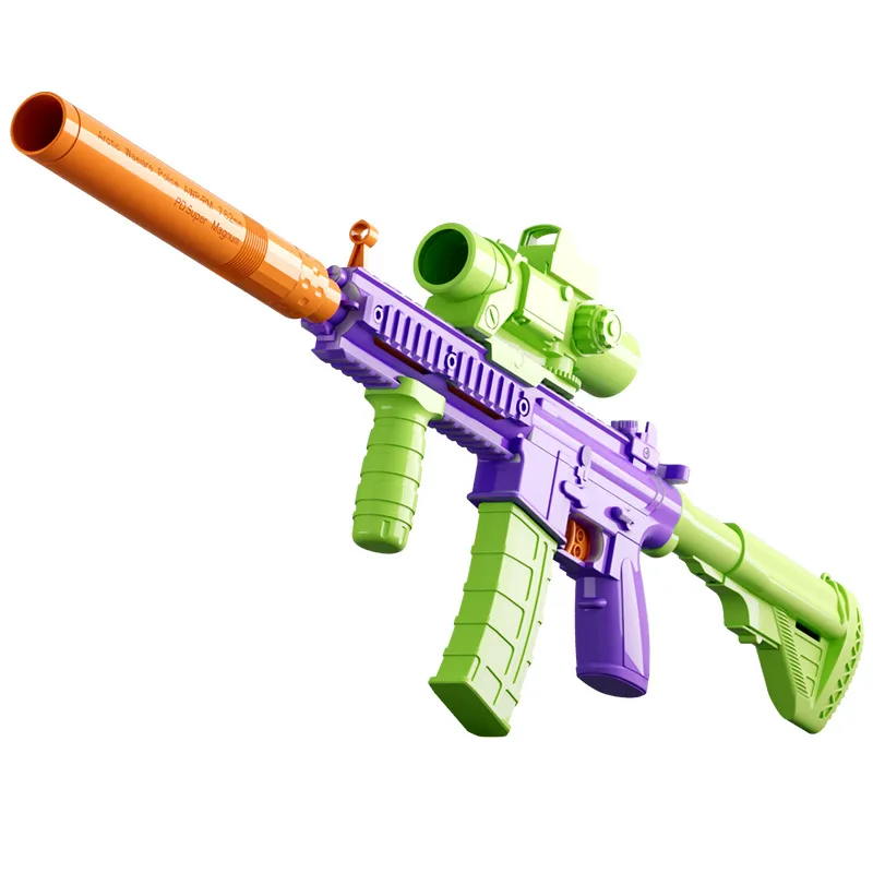 M416 Carrot Rifle Toy Gun para crianças, brinquedo de descompressão, fogo contínuo, back-blowing, lançamento de Shell, brinquedos