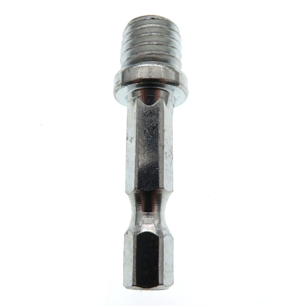 

M10 M14 1/4 6mm Hexagon Connecting Rod Adapter Polishing Disc Connection Rod Metal Polishing Wheel Angle Grinder Conversion Rod
