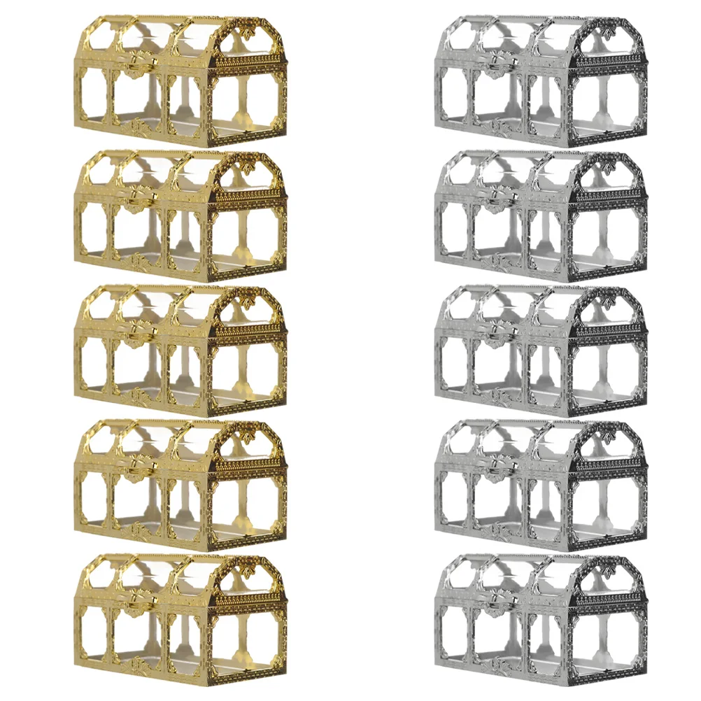 

Transparent Mini Wedding Candy Box Food Holders Dome Party Silver Practical Cover