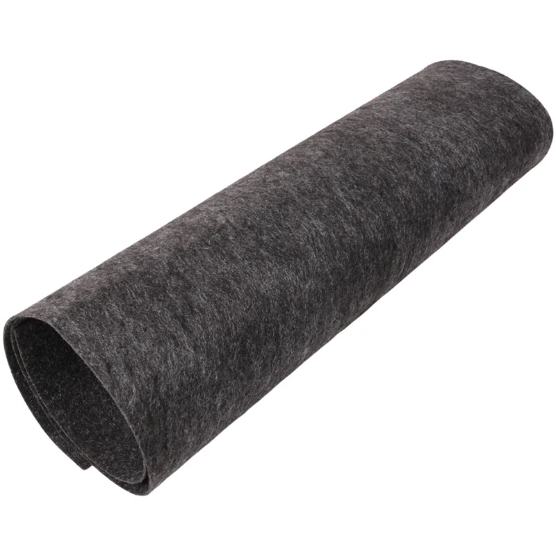 Excellent-Speaker Cloth Car Subwoofer Box Polyester Fiber Sound-Absorbing Board Clothes Anti-Seismic Blanket Felt Gray
