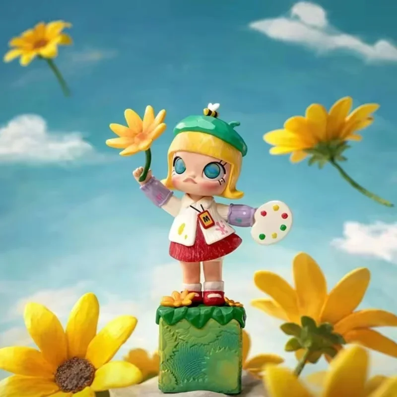 

POP MART MOLLY Scenery Along The Way 20th Anniversary Series Trendy Mystery Box Anime Action Figure Blind Box Toys Model Dolls