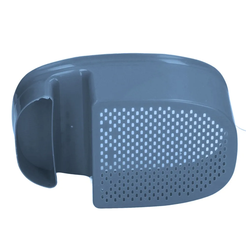 Plastic Sink Drain Basket Hanging Hook Drain Holes Trays Drain Shelf Basket Wet and Dry Separation Saddle Shape