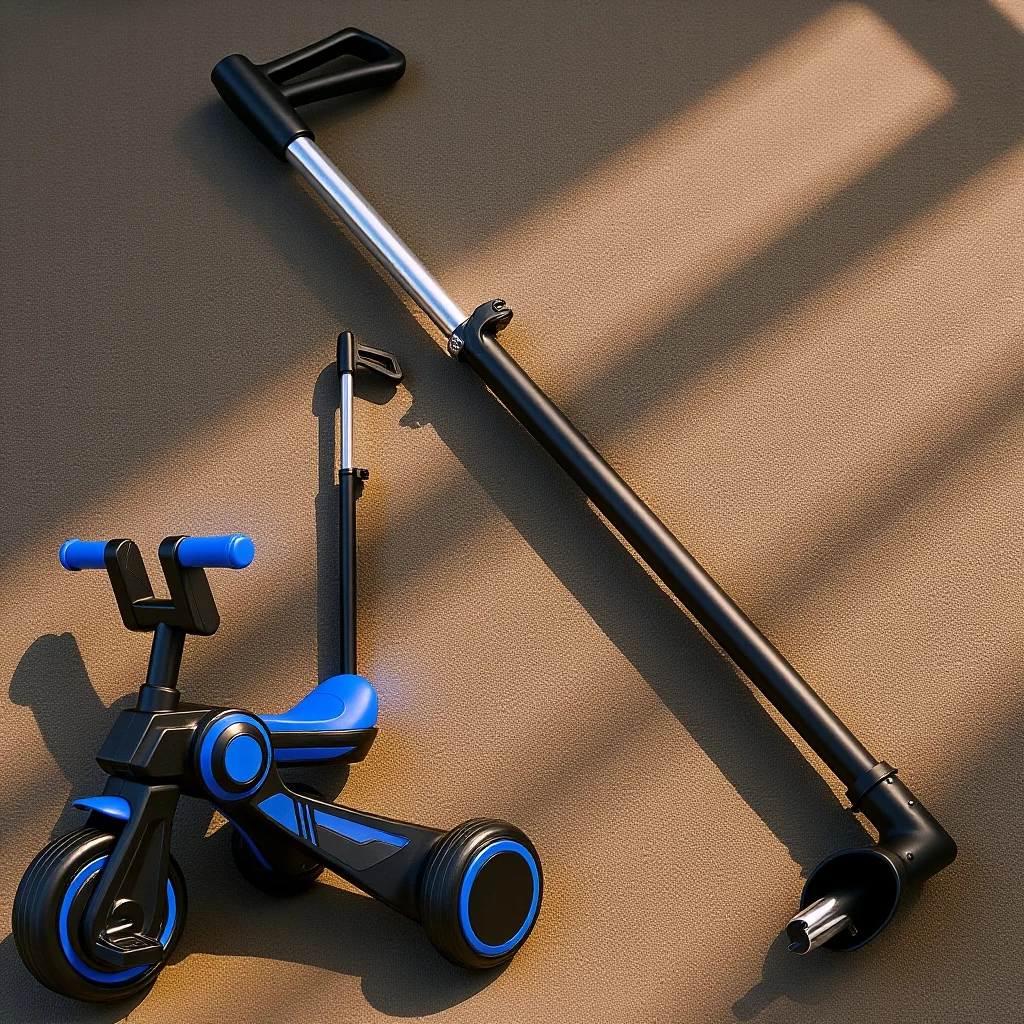 

Push Car Handle Replacement for Baby Stroller Quick Release Rod Stable Ergonomic Design Comfortable Toddler Stroller Handle Bar