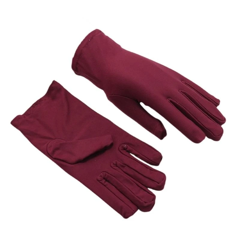 

652F 2pcs Flexible Spandex Gloves Durability Antiskid Gloves Fitness Cycling Mittensfor Cycling, Fitness, and Household Tasks