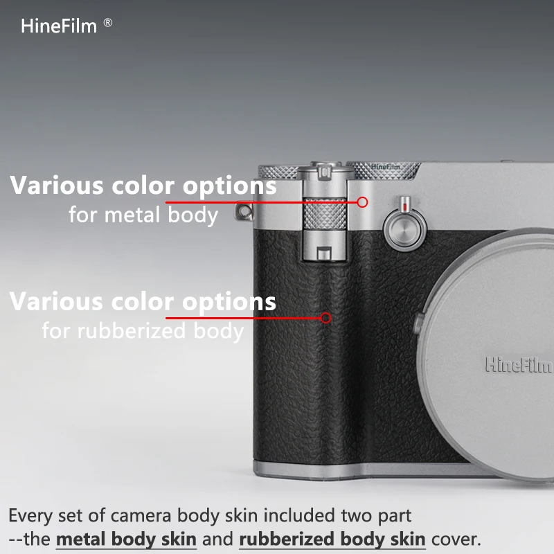 Hinefilm Skin voor Fuji GFX100RF Transparante Camera Sticker GFX100 RF Clear Camera Skin Voor Fujifilm GFX 100RF Wrap Cover Sticker