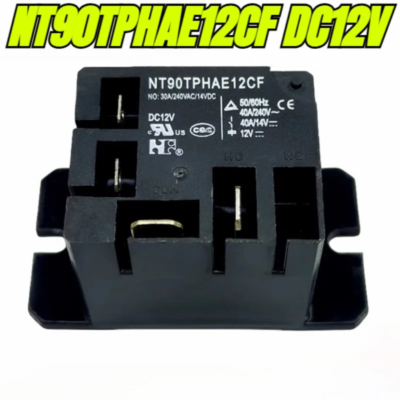 

（Brand New Original）1pcs/lot 100% original genuine relay:NT90TPHAE12CF DC12V 40A HF/JQX-105F-4 Air conditioning relay
