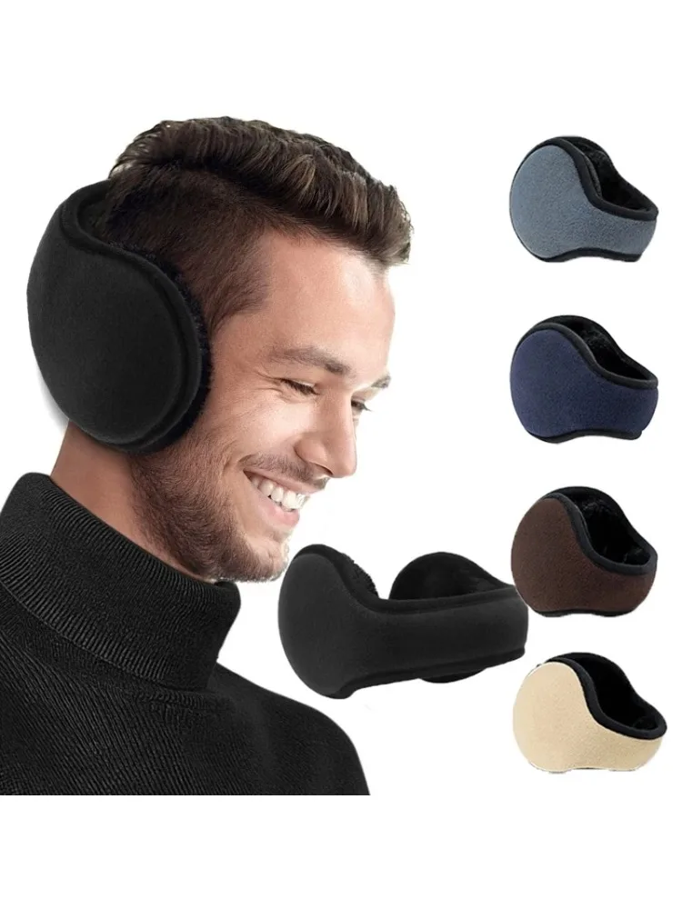 AliExpress NONE Winter Unisex Warm Fur Earmuffs for Men Women Velvet Ear Muffs Thicken Warmer Ear Cover Outdoor Cycling Ski Plush Ear Protector