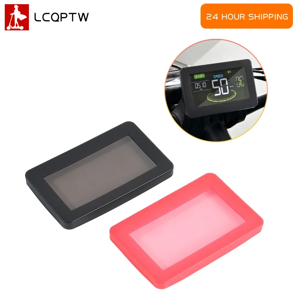 Silicone Dashboard Protective Cover Waterproof LED Display Screen Case Replacement Accessories for H6C Electric Scooter E-Bike