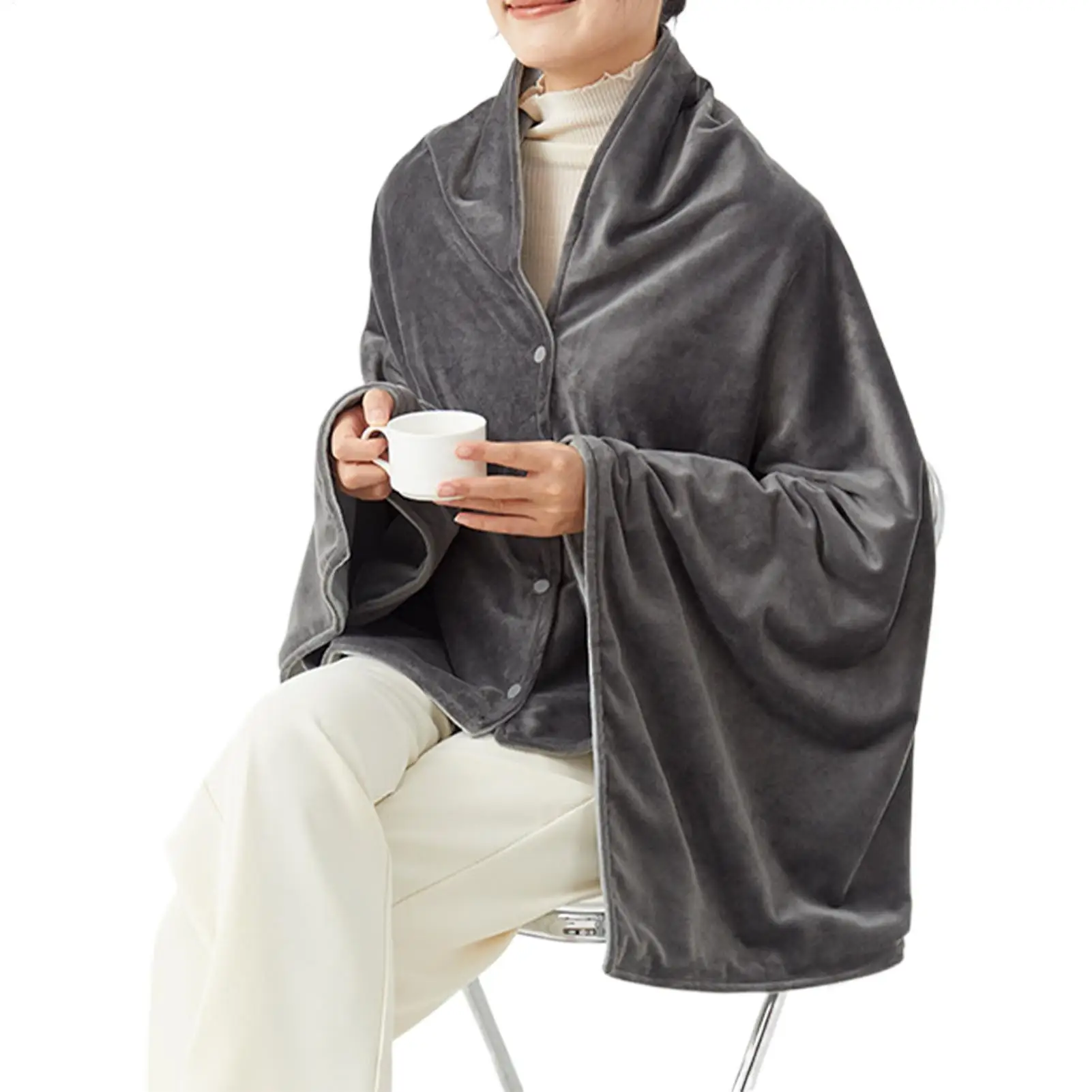 

Одеяло с подогревом, электрическое одеяло, шаль с подогревом, 3-уровневая регулируемая шаль с подогревом для дома, студии, автомобиля, путешествий, кемпинга