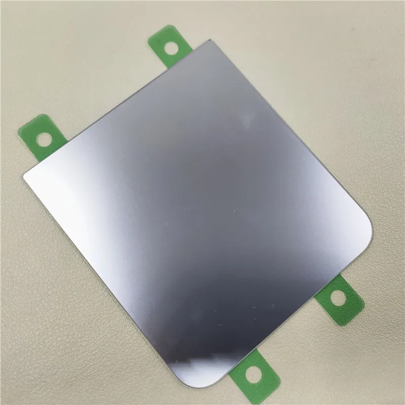 Capa de vidro traseira para samsung galaxy z flip 6 f741, capa de bateria de substituição para porta traseira, capa traseira + adesivo