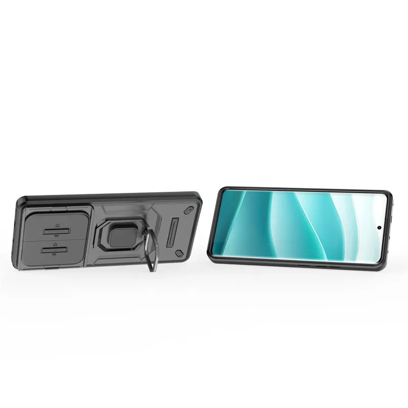 For Xiaomi Poco X7 Case Slide Camera Phone Case Xiaomi Poco X7 5G Cover Armor Hard PC Shockproof Phone Cover For Xiaomi Poco X7