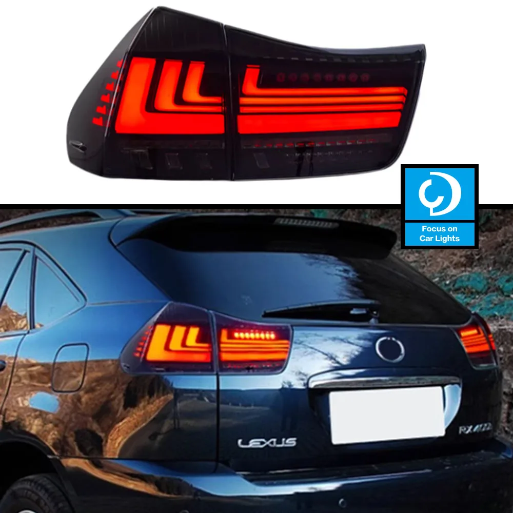 

AKD Tail Lamp For Lexus RX300 LED Tail Lights 2004-2008 RX300 Fog Lights Day Running Light DRL Tuning Cars Accessories