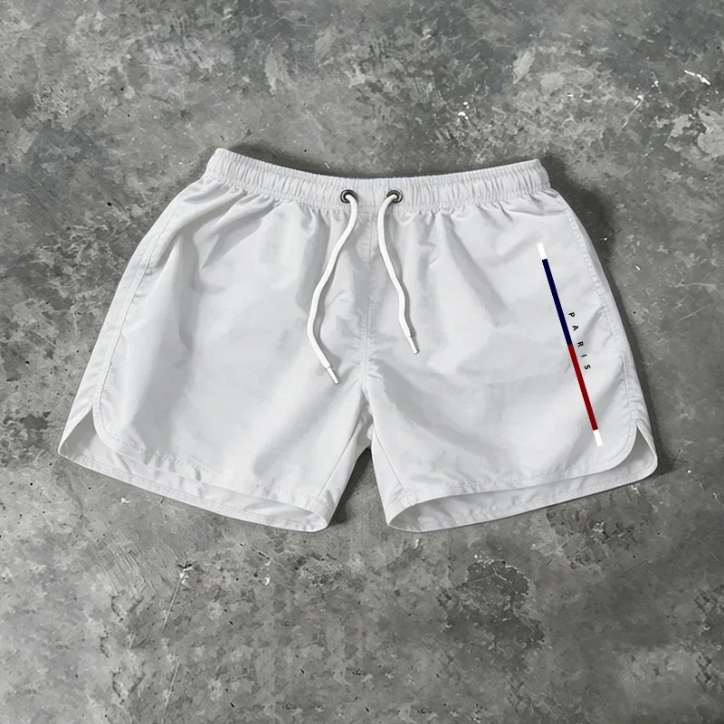 2026 Herren Boardshorts Sommer Bestseller Lässige Modische Strandshorts Vielseitige Lauf- und Fitness-Shorts Paris Mode – Detail 7