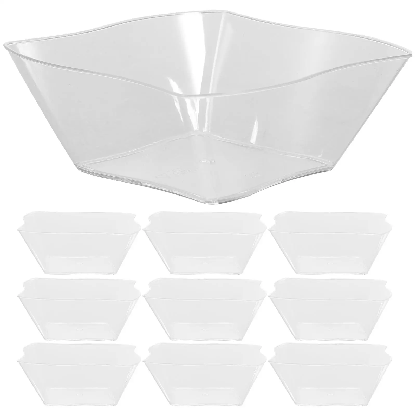 

50 Pcs Cream Cup Dessert Supply Household Party Pudding Portable Tiramisu Supplies Clear Plastic Storage Cups Sturdy Non Sliding