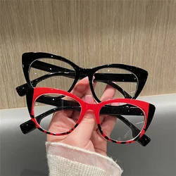 Women Eyeglasses Optical Spectacle Blue Light Blocking Glasses Brand Designer Cat Eye Transparent Myopia Glasses Fashion Eyewear