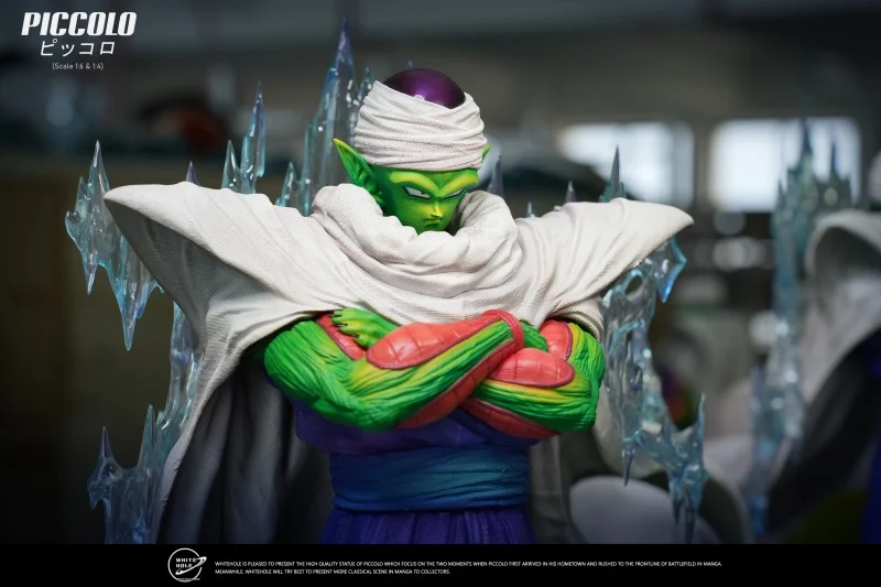 In Voorraad Wit Gat Drakenbal Gk Piccolo Namekian Krijger Die Voor Het Eerst Naar Huis Terugkeert Naar Huis Harsstandbeeld Modelfiguur