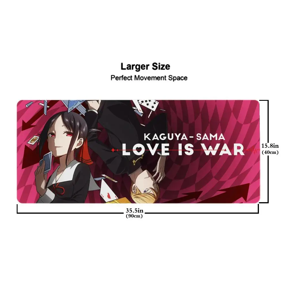 Kaguya sama-لوحة ماوس أنيمي ، love is war shinomiya ، ملحقات الألعاب ، حامي المكتب ، ملحقات الكمبيوتر