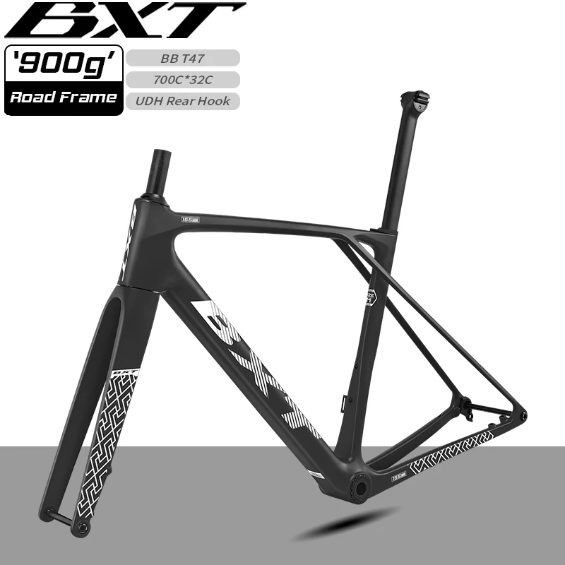 BXT T1000 Carbon Fiber Full Carbon Road Bike Frame High Strength Lightweight Racing Bike Frame view 3