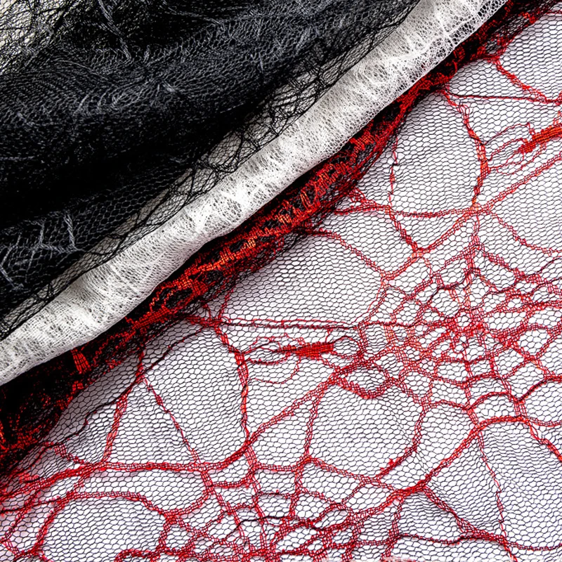 

5 ярдов паутина кружевная сетчатая ткань Хэллоуин кружевная ткань сценический костюм праздничное платье DIY рукав сетка швейный материал аксессуары