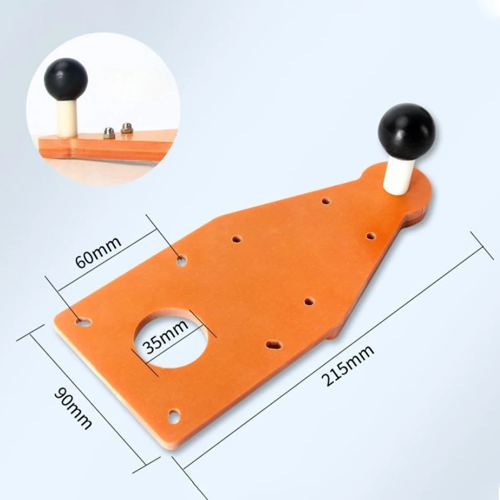 For Chamfering Trimming Machine Balance Board Edge Trimming Chamfering Auxiliary Plate Manual Measurement Deviation