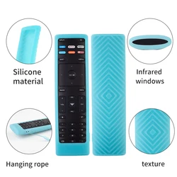 1 szt. Świecący silikonowy futerał na pilota Vizio XRT136 XRT140 PREV uniwersalny Smart TV Control Skin Sleeve