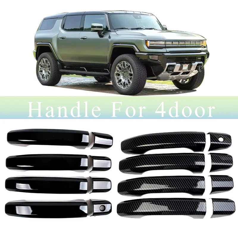 Suitable for 24 GMC Hummer Hummer EV door door bowl handle decoration modified scratch protection sticker