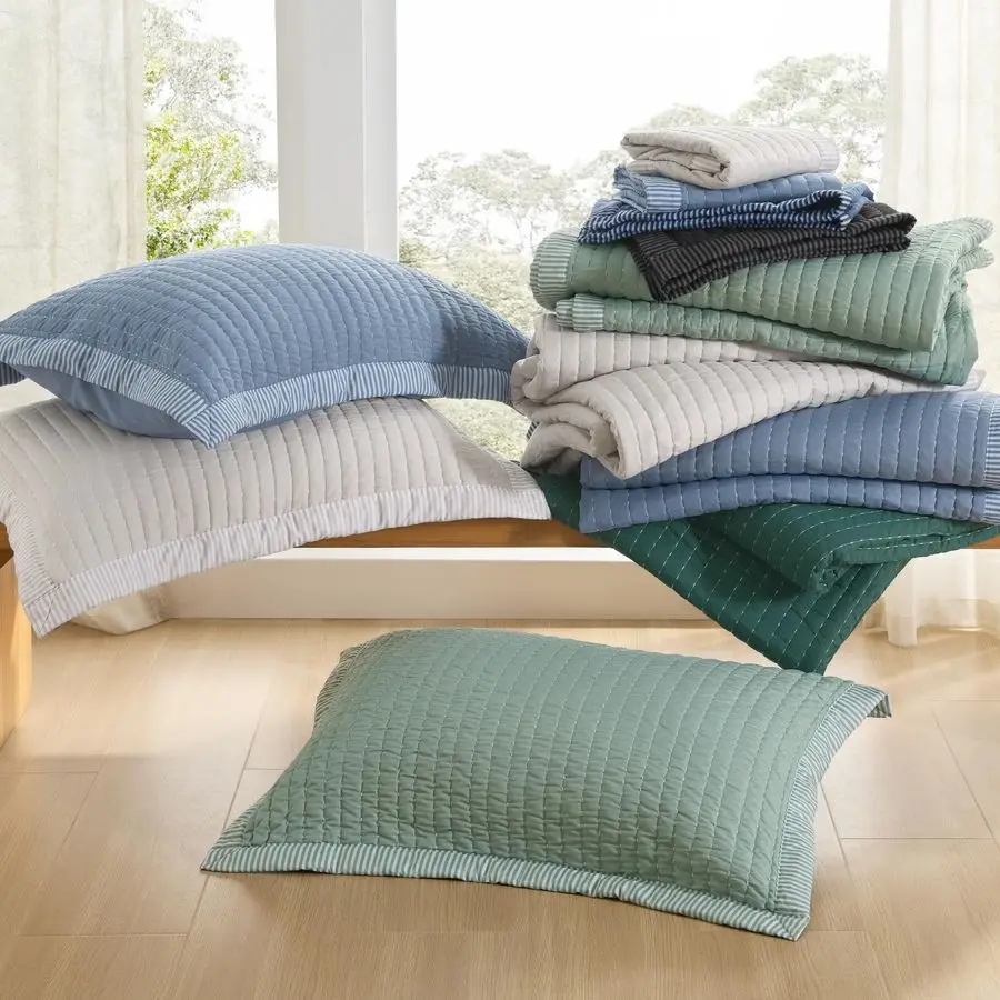 

California King Quilt Cal King Summer Bedding Set Bedspread Coverlet, Lightweight Corduroy Pattern Bedspread, 3Piece Set with 11