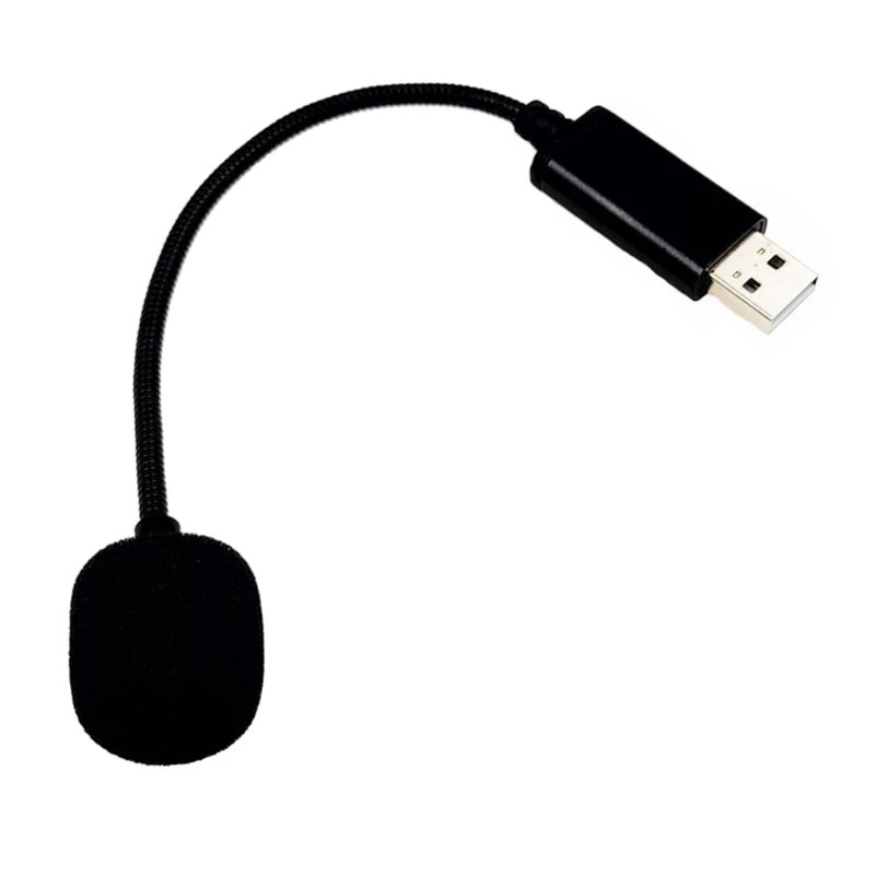 20/25cm Portable USB 2.0 Microphone Adjustable Mini MIC Anti-Noise Audio Adapter for Laptop/Notebook/PC