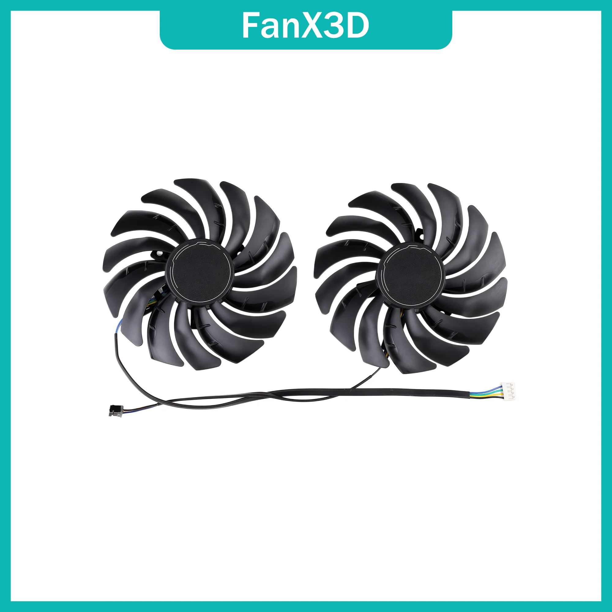 For Use Case MSI RTX 3060 3070 Ti VENTUS 2X OC Graphics Video Card 95MM PLD10010S12HH Cooling Fan