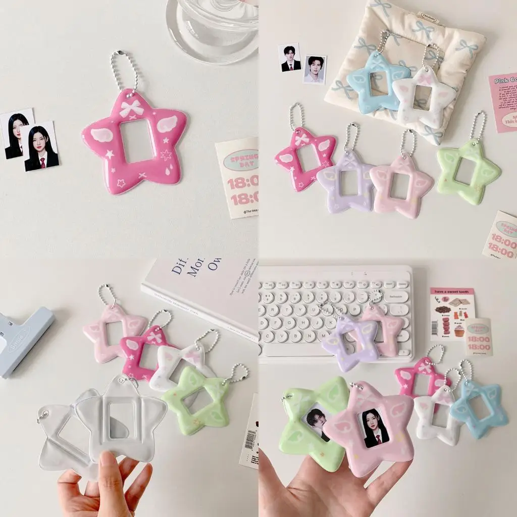 

D46D Star Photocard Holder 1 Inch Photo Card Holder for Everyday Use